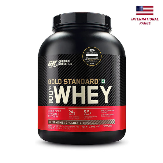 Gold Standard 100% Whey Protein Powder | Extreme Milk Chocolate | 5 lbs